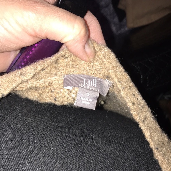 #335-J.Jill (S)Knit long sleeve oversized sweater in excellent shape - Picture 11 of 11